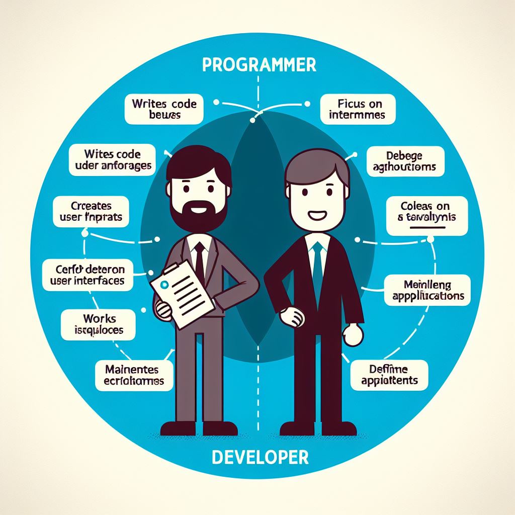 Perbedaan Programmer dan Developer
